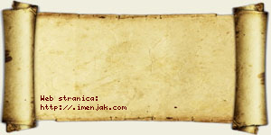 Jovana Janošević vizit kartica